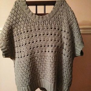 Grey knit sweater